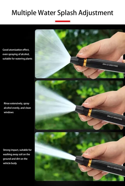 High-Pressure Black Car Wash Nozzle