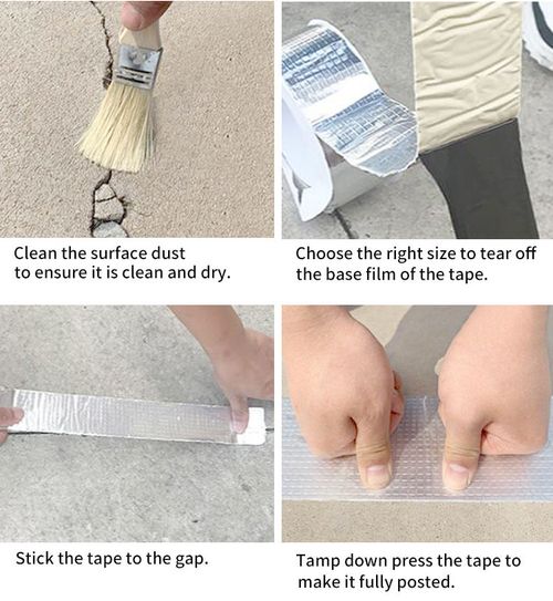 ✨Three-piece set Universele Waterdichte Reparatietape – Eenvoudige Installatie (Bescherm Tegen Lekken in Elke Weersomstandigheid!)