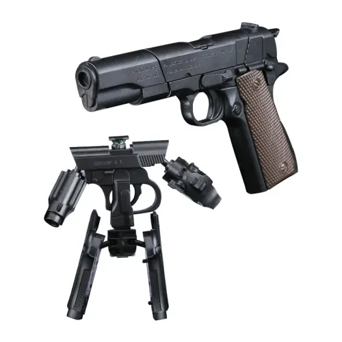 New type of deformation gun alloy assembly robot diamond mechanical puzzle model