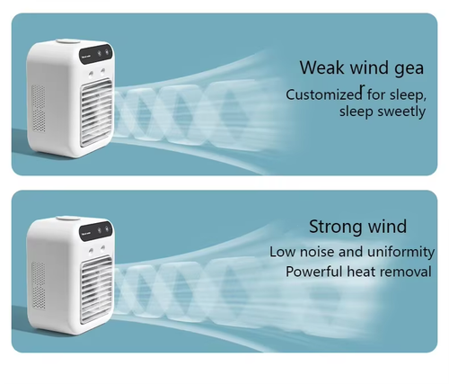 Portable USB Desk Cooler Fan With Humidifier