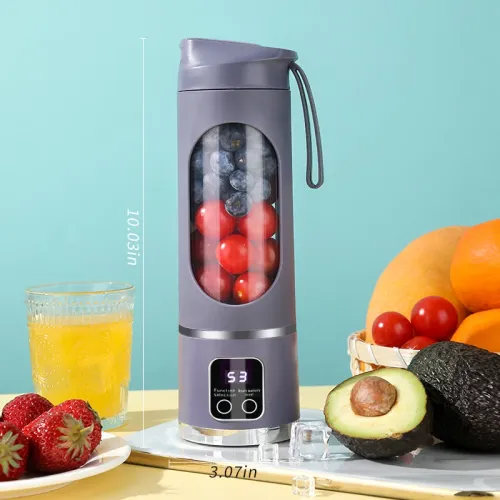 Portable juicer, handheld blender, USB charging juice maker, suitable for making smoothies, milkshakes, and fruit juices