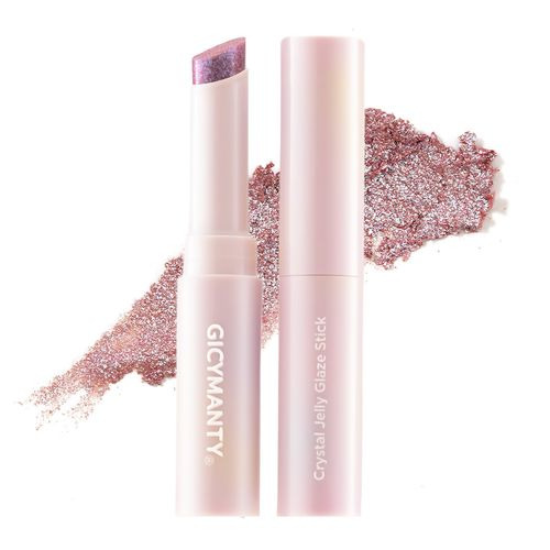 Shimmer Pearl Eyeshadow Stick Jelly Texture Glitter Metallic Flash Eye Pencil Highlighter for Inner Corner Under Eye