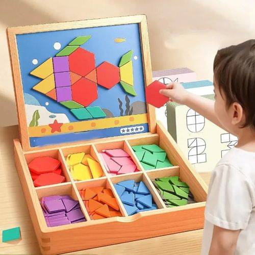 🔥Gift Recommendation: 50% off! 🎉 138 pieces magnetic wooden puzzle game, available in various styles.