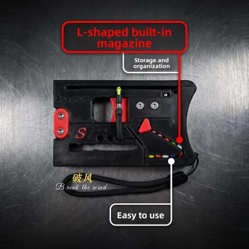 MagaPivot Card EDC Pocket Box Fold Quick Change Rubber Band Magic Box Folding Card Slingshot Enlarged Magazine Radish Life Card