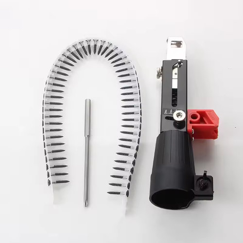 Automatic Screw Feeder Drill Adapter Electric Drill to Screw Gun Converter For Drywall Woodworking Screw Driving Tool