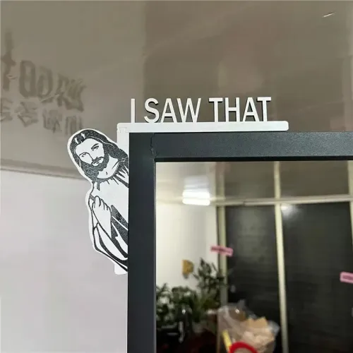 Jesus Door Frame Decoration Ornament, Creative Door Corner Decoration, Scene Decoration, Room Decoration, Home Decoration