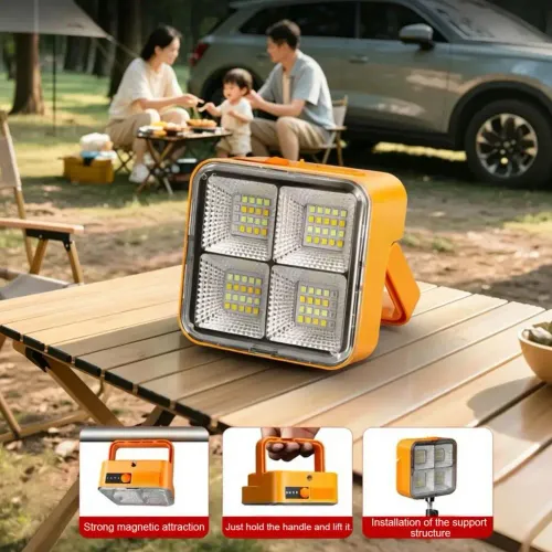 Portable & Waterproof Solar-Powered Camping Light