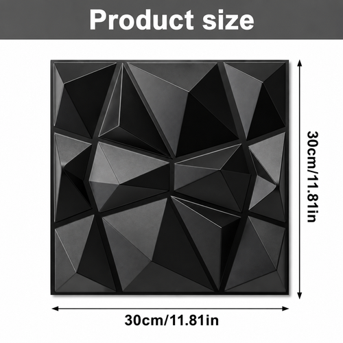 8pcs 30*30cm 3D Wall Stickers Ceiling Bedroom Wallpaper Room Decor Anti-collision Background Waterproof Peel and Stick Decoration