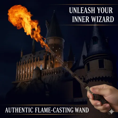 Harry Potter creative Resin Magic Wand Decorative Prop Fantasy Style Ornament With Textured Handle For Home Display Gift Collection
