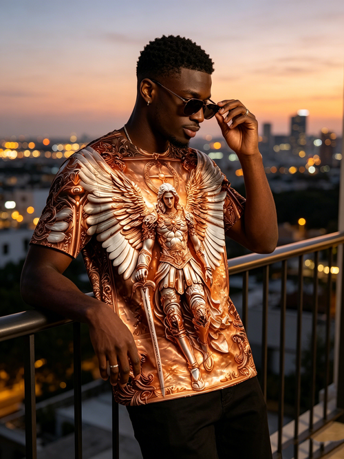 Advanced men's short sleeved shirt