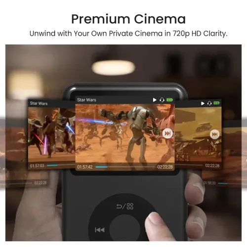 Play Audio and Video Without Wi-Fi — New Portable Bluetooth MP3 MP4 Player with Speaker