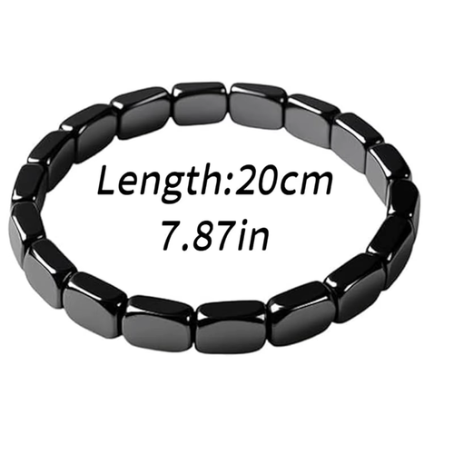 Hematite Bracelet For Men Reclaim Your Edge Confidence Natural Hematite Stone Beaded Stretch Healing Bracelets Gift Jewelry