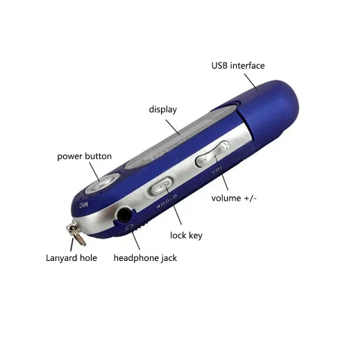 Portable Mini USB MP3 Player 32GB TF Storage FM Radio Music Player Digital LCD Screen Multifunction MP3 Music Player USB Stick