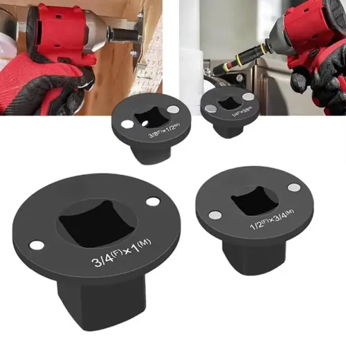 4Pcs Drive Reducing Impact Socket Adapter Set Portable Multi-function Drive Ratchet Adapter Low Profile Reducer Wrench Accessory