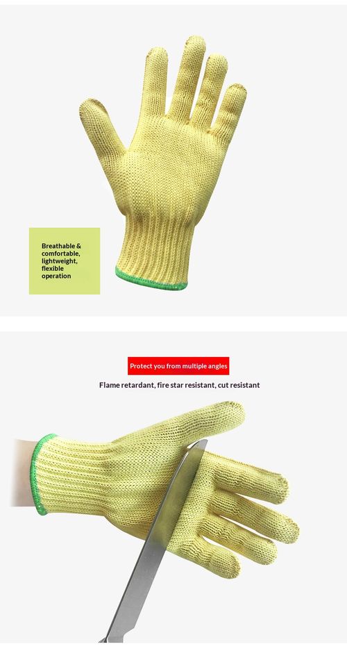 Aramid Gloves: Flame-Retardant, Cut-Resistant, Abrasion-Resistant, Spark-Resistant, and High-Temperature Resistant