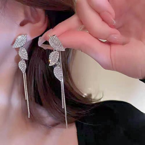 Ethereal Foliate Cascade Earrings