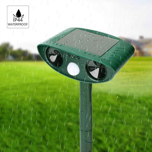 Scare Wild Boar Repellent Loud Dog Barking Solar Warning Lights Loud Volume Nighttime Flash Artifact Beast Repellent