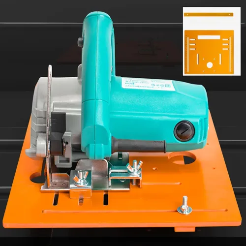 Cutting machine base plate, no punching 90 ° flat cutting 45 ° oblique cutting saw press plate backing positioning plate, saw press machine