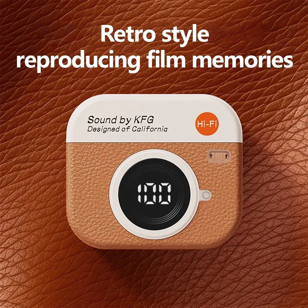 Waterproof Retro Hi-Fi Wireless Bluetooth Earphones with Noise Cancelling