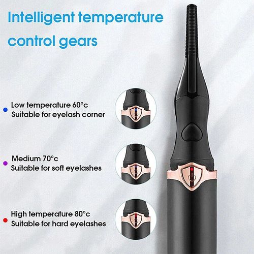 ✨The heated eyelash curler quickly curls your eyelashes.