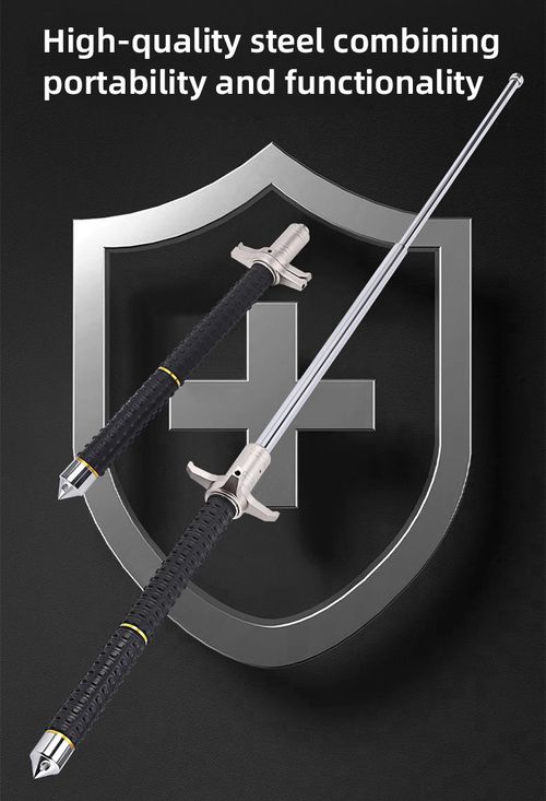 Telescopic defense tool reinforced inner tube double structure safety device portable survival device