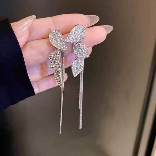 Ethereal Foliate Cascade Earrings