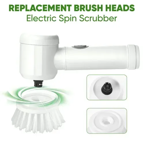 Cleaning Kit Electric Spin Scrubber Cordless Spin Scrubber with 5 Replaceable Brush Heads Electric Cleaning Brush Cleaning Tools