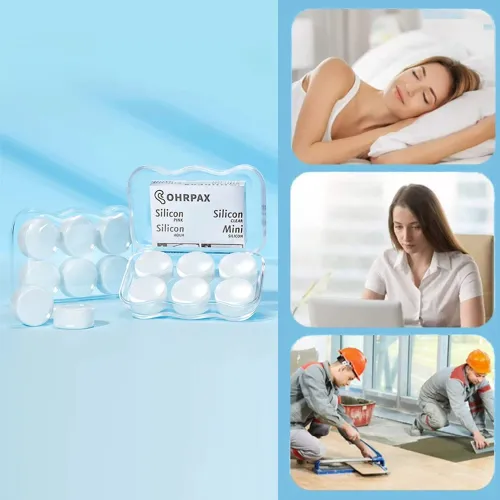 6pcs Shapeable Silicone Mud Earplugs Reusable Anti Noise Earplug Studying Sleep Aid Portable Flexible Ear Plug Safety Protection