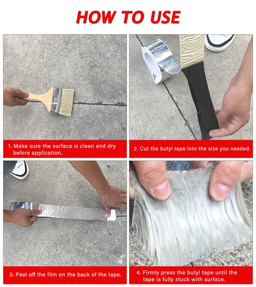 ✨Three-piece set Universele Waterdichte Reparatietape – Eenvoudige Installatie (Bescherm Tegen Lekken in Elke Weersomstandigheid!)