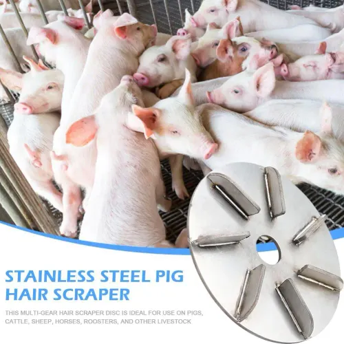 Animal Hair Remover Knife Professional Hair Scrapers For Pig Cattle Sheep Labor Saving Hair Removing Disc Animal Hair