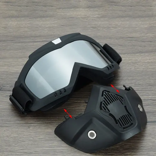 Dustproof Motocross Glasses Adjustable Motorcycle Goggles Breathable Full Face Protective Dirt Bike Off-road Windproof Mask