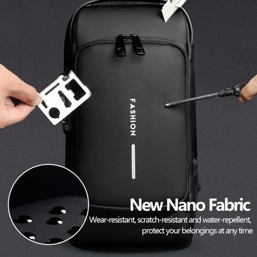 Anti-theft sports bag with USB charging secure, practical, and lightweight perfect for travel, commuting, and outdoor activities.
