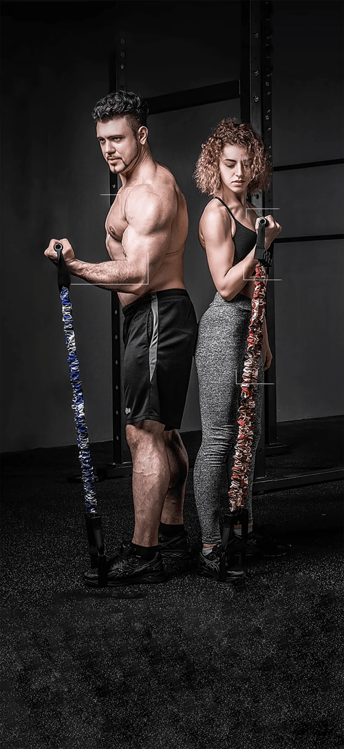 Resistance bands are suitable for both men and women.