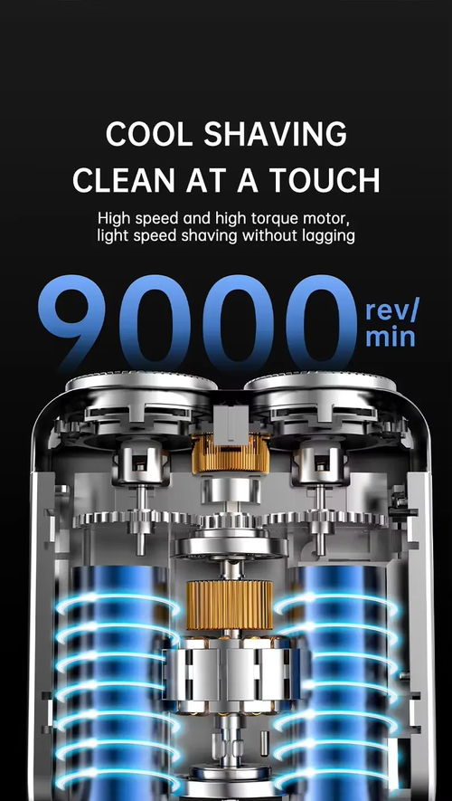 High Quality Mini Portable Electric Shaver Razor for Men Twin Blade Rechargeable IPX7 Waterproof Pocket-friendly