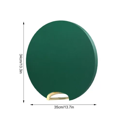 Double-Sided Round Kitchen Cutting Board – Mold-Proof PE, Non-Slip, Standable