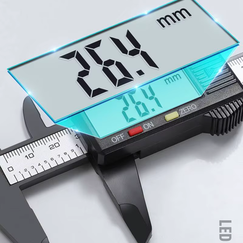 Electronic Digital Vernier Caliper 150mm Carbon Fiber Composites Measuring Tool