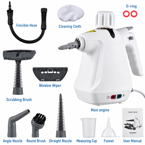 High-Temperature Steam Cleaner — A cleaning tool suitable for steam cleaning air conditioners, kitchens, and range hoods.
