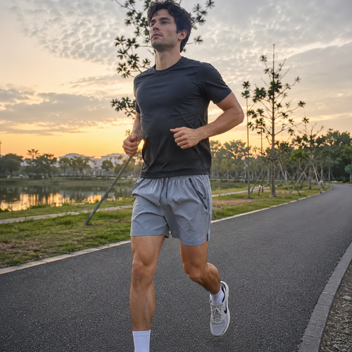 Ice Silk Quick-Dry Athletic Gym Shorts Unrestricted Breathable Comfort