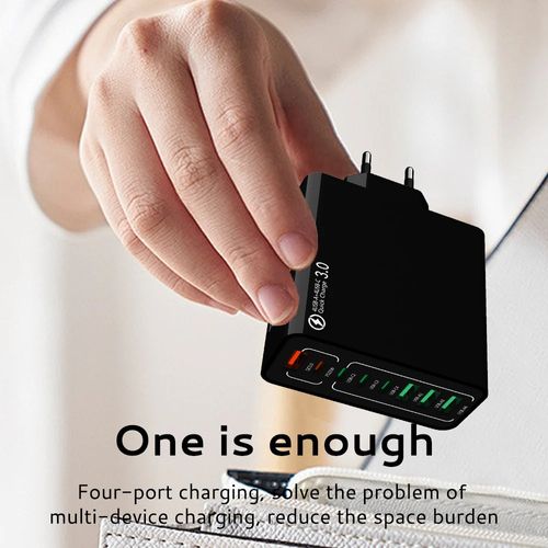 8 in 1 Waterproof Ports USB Fast Charger