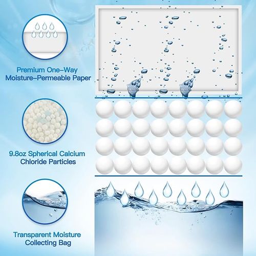 5 PCS Wardrobe moisture absorbing bag dehumidifier dehumidifier with hanger, hanging closet dehumidifier bag, humidity pack, desiccant, closet dehumidifier