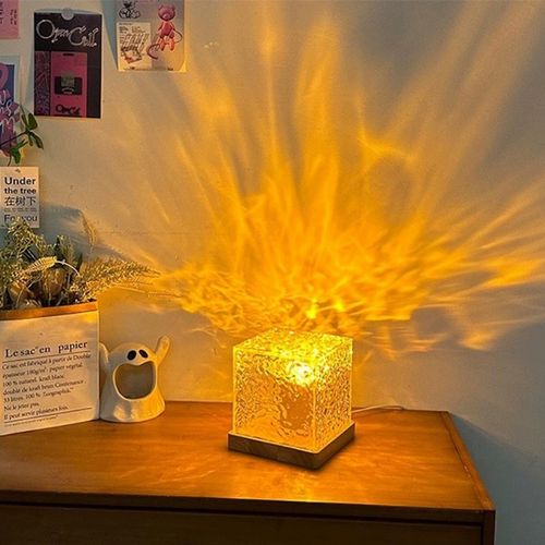 Romantic flame atmosphere night light 16 colors water ripple AuroraGlow Lamp