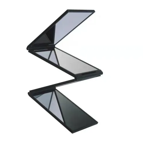 New Multi Angle 4 Face Foldable Mirror Desktop Makeup Compact Glass Folding Tiny Mirror Portable DIY Four Sided Beauty Mirror
