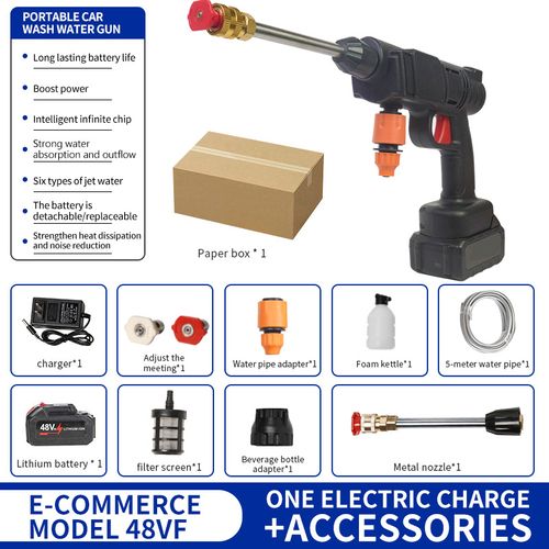 Cordless Portable Pressure Washer 48V Battery Powered