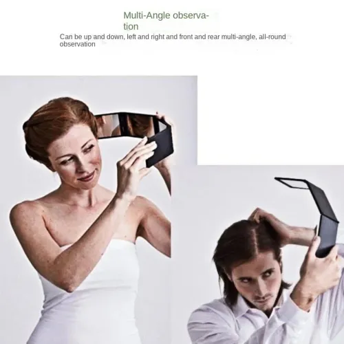 New Multi Angle 4 Face Foldable Mirror Desktop Makeup Compact Glass Folding Tiny Mirror Portable DIY Four Sided Beauty Mirror