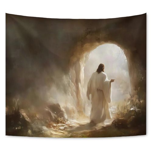 Faith Wall Hanging Tapestry for Sacred Spaces & Prayer Corners