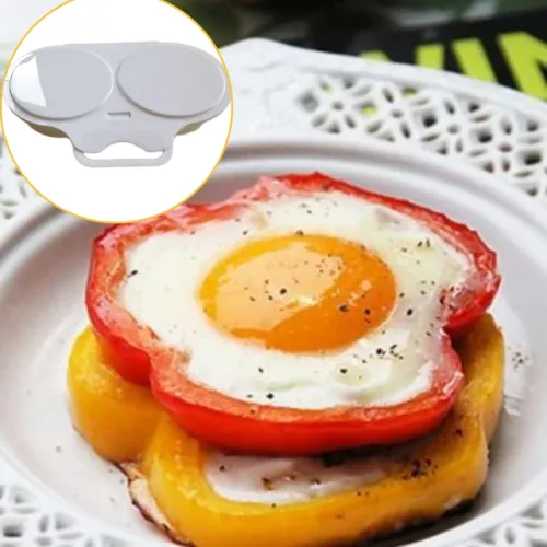 2pcs Food Grades Microwave Cooking Eggs Steamer Convenient Kitchen Cooking Mold Egg Poacher Kitchen Gadgets Fried Egg Tool