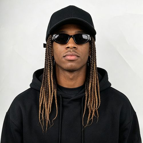 Braided Wig Baseball Cap -Snapback Hat with AttachedDreadlock Braids