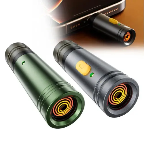 Type-C Mini Windproof Energy saving Outdoor Wireless Silent Backup Phone Cigarette Lighter Portable Lighter