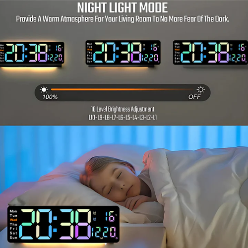 DigitalClock Large LED Screen Display Digital Clock