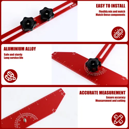 The Master Stair Builder - Professional Adjustable Stair Tread Template Tool